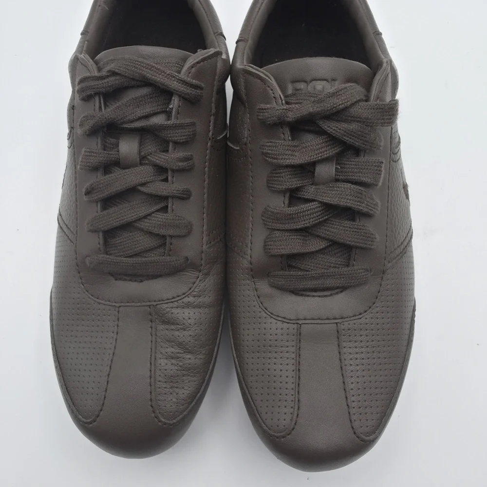 Polo Ralph Lauren Bentwinds Mens 10.5D Brown Driving Sneakers Shoes Casual